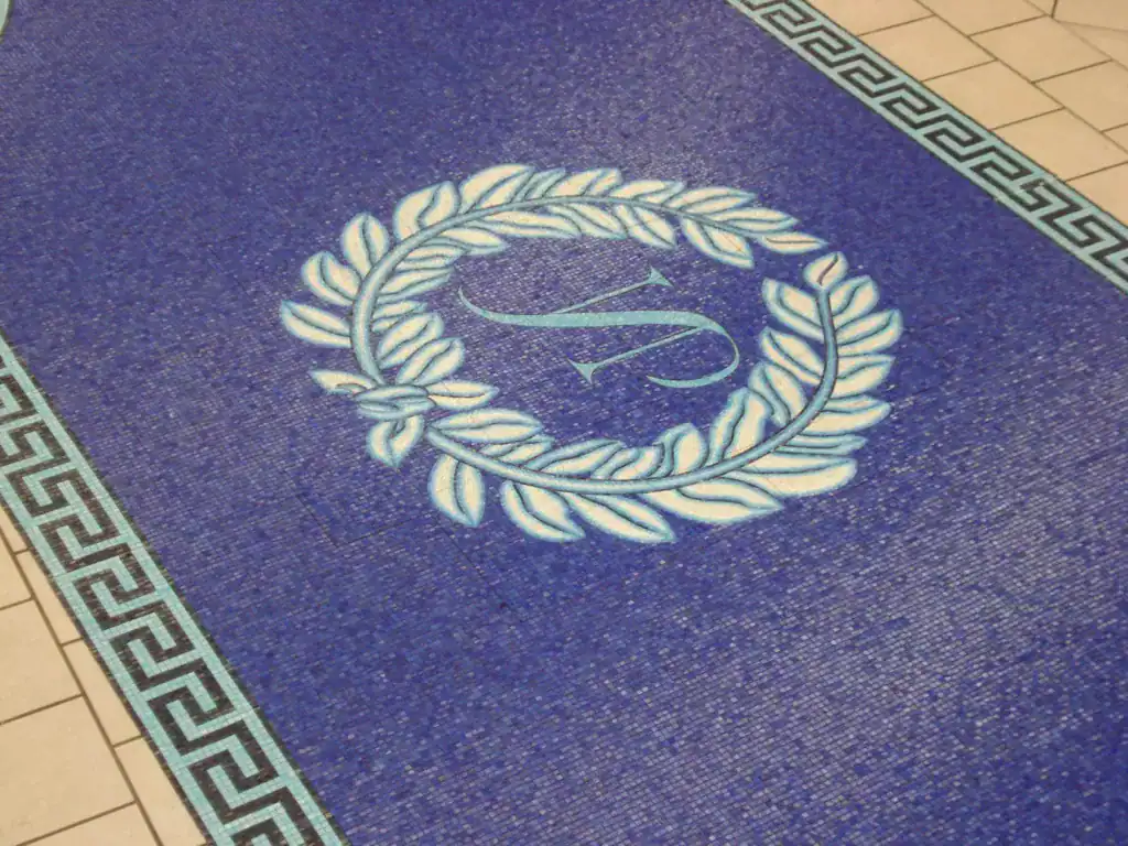 Layout of Mosaic before shipping