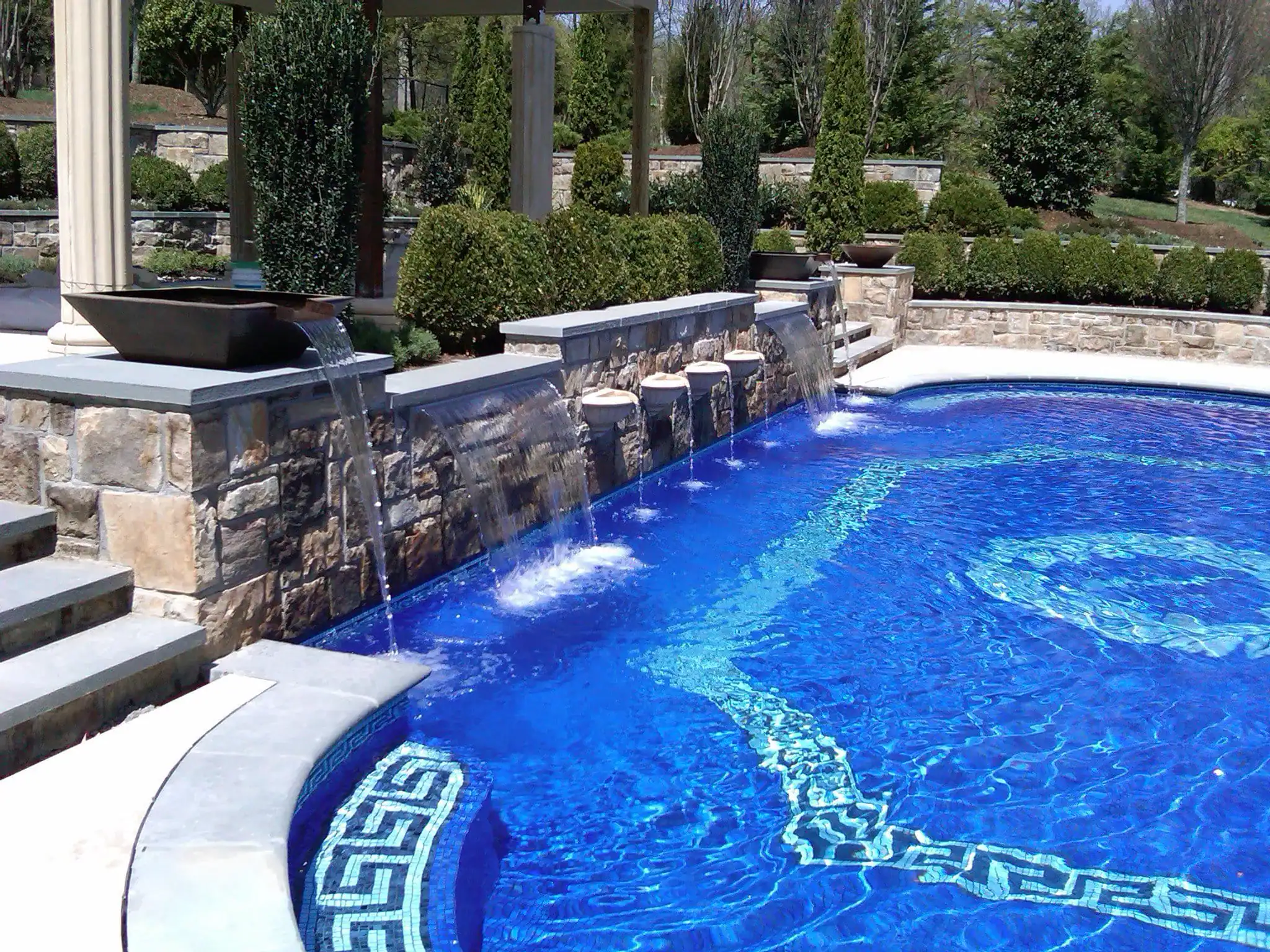 custom pool mosaic cost