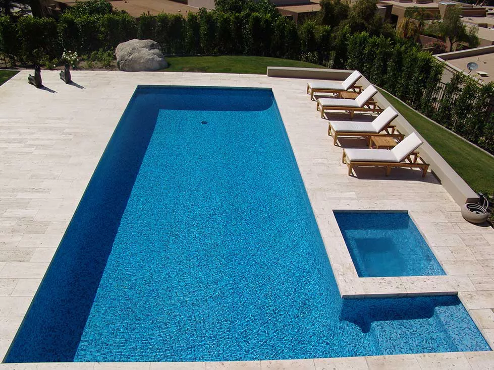 Blue pool Mix Pool Installation