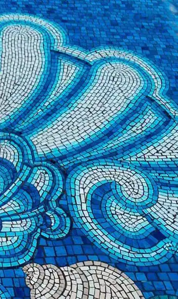 Details of Williams Mosaic Shelf 2