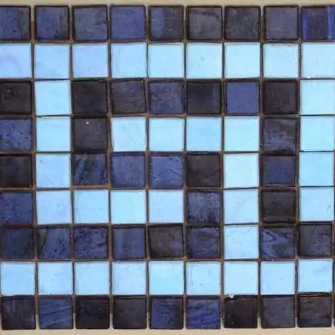 Greek Key Border mosaic color choices