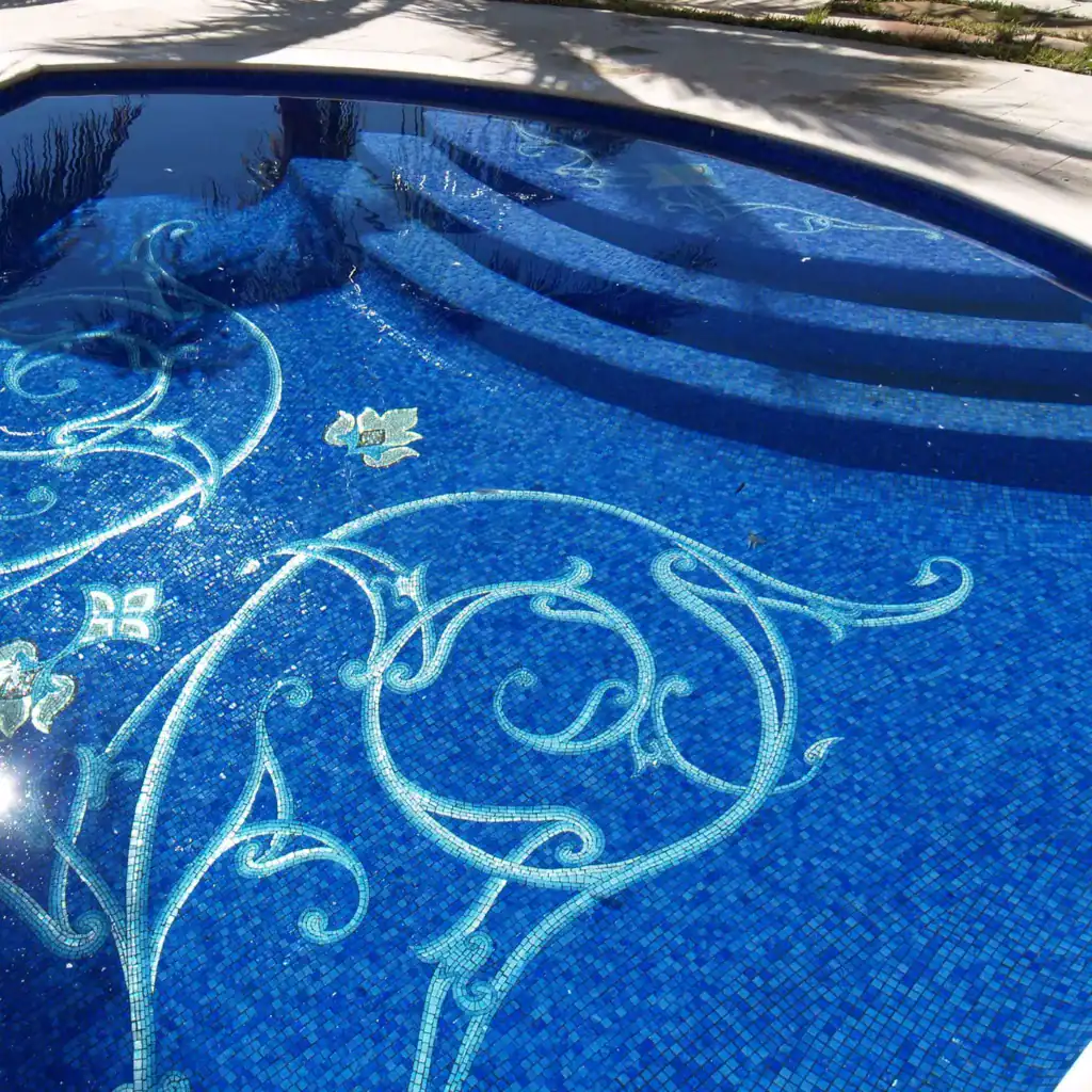 Details of Mosaic Entrance steps